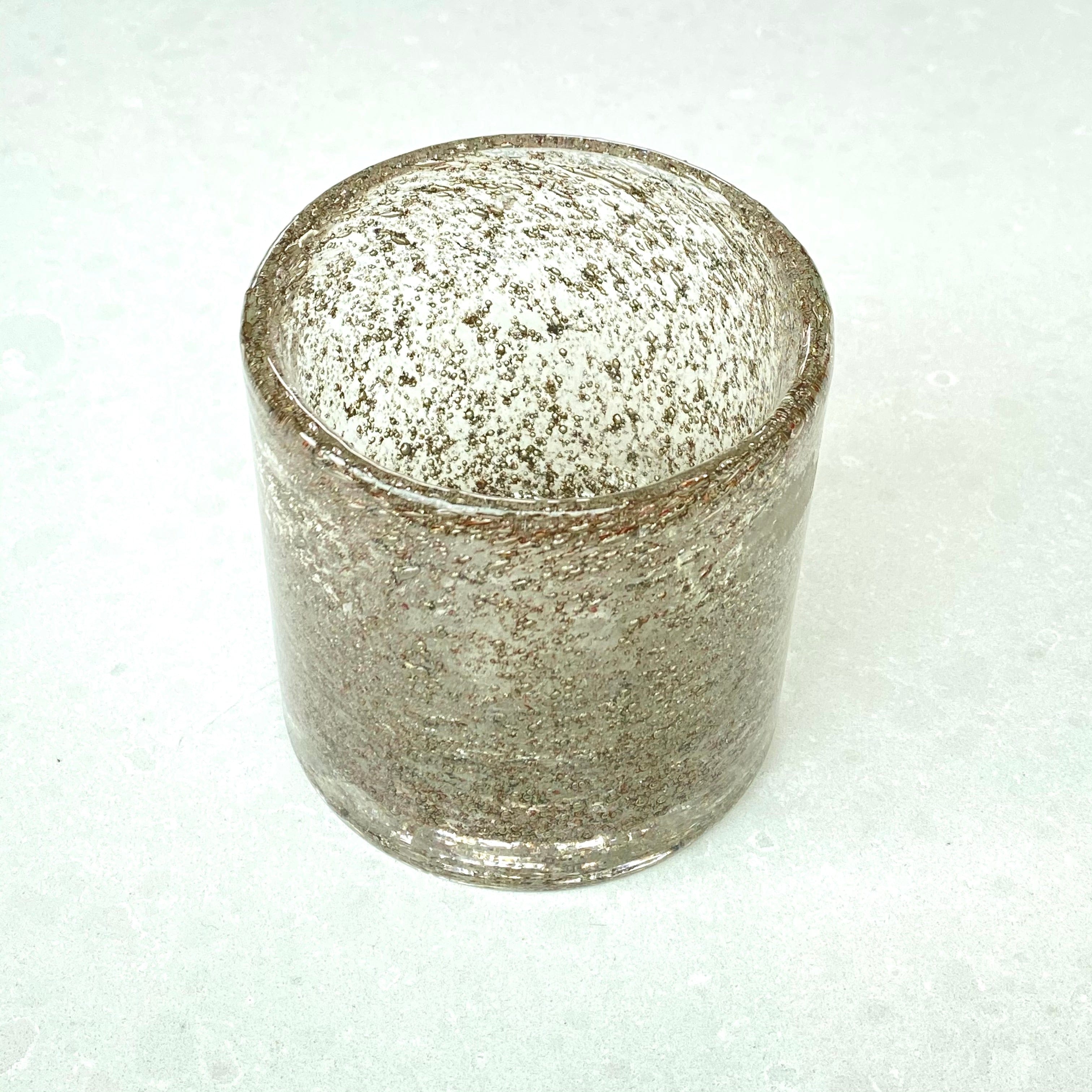 Stylish bronze bubble votive, home decor and accessories for your coffee table and living room bronze glass