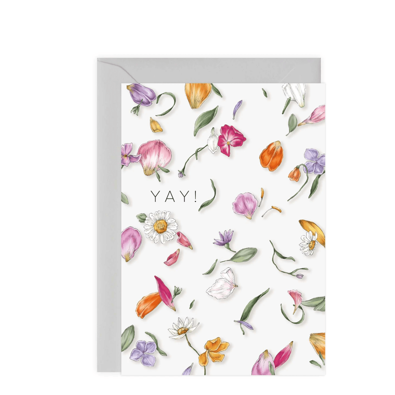 Stylish luxury stationary hand illustrated botanical design yay celebration greetings card Catherine Lewis UK 