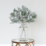 Artificial Silver Senecio Leaf