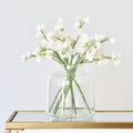 Realistic Artificial Small White Sweet Pea ABX1262WH by The Faux Flower Company