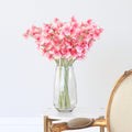 Realistic Artificial Sweet Pea Arrangement ABX3574PK-12 by The Faux Flower Company