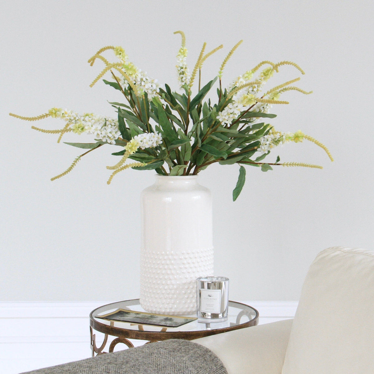 Realistic Artificial White Sage Plant ABX3544WH by The Faux Flower Company