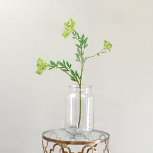 Realistic Clear Funnel Neck Vase - Medium ABV2252 by The Faux Flower Company