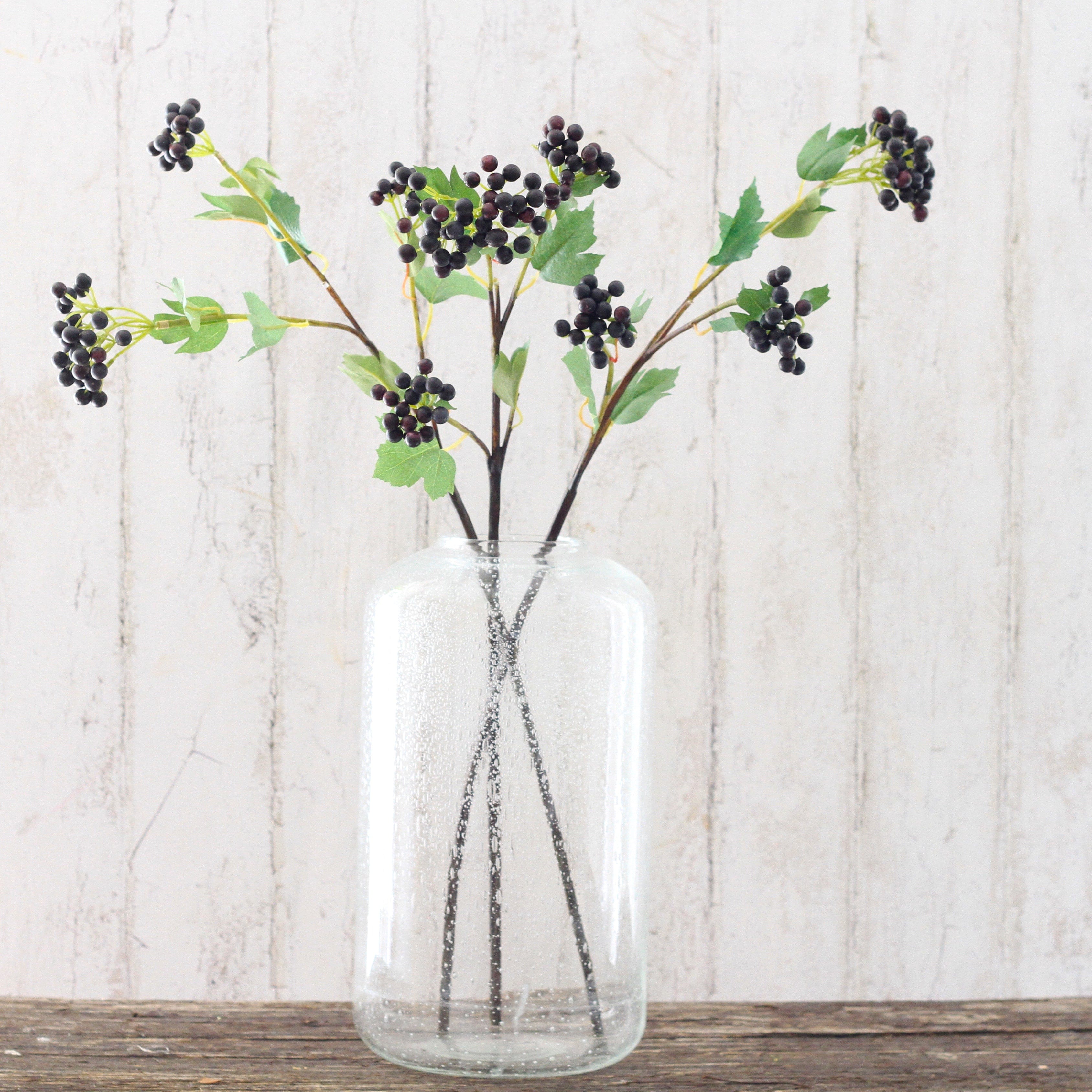 artificial flowers luxury faux silk black berries lifelike realistic faux flowers buy online from Amaranthine Blooms UK