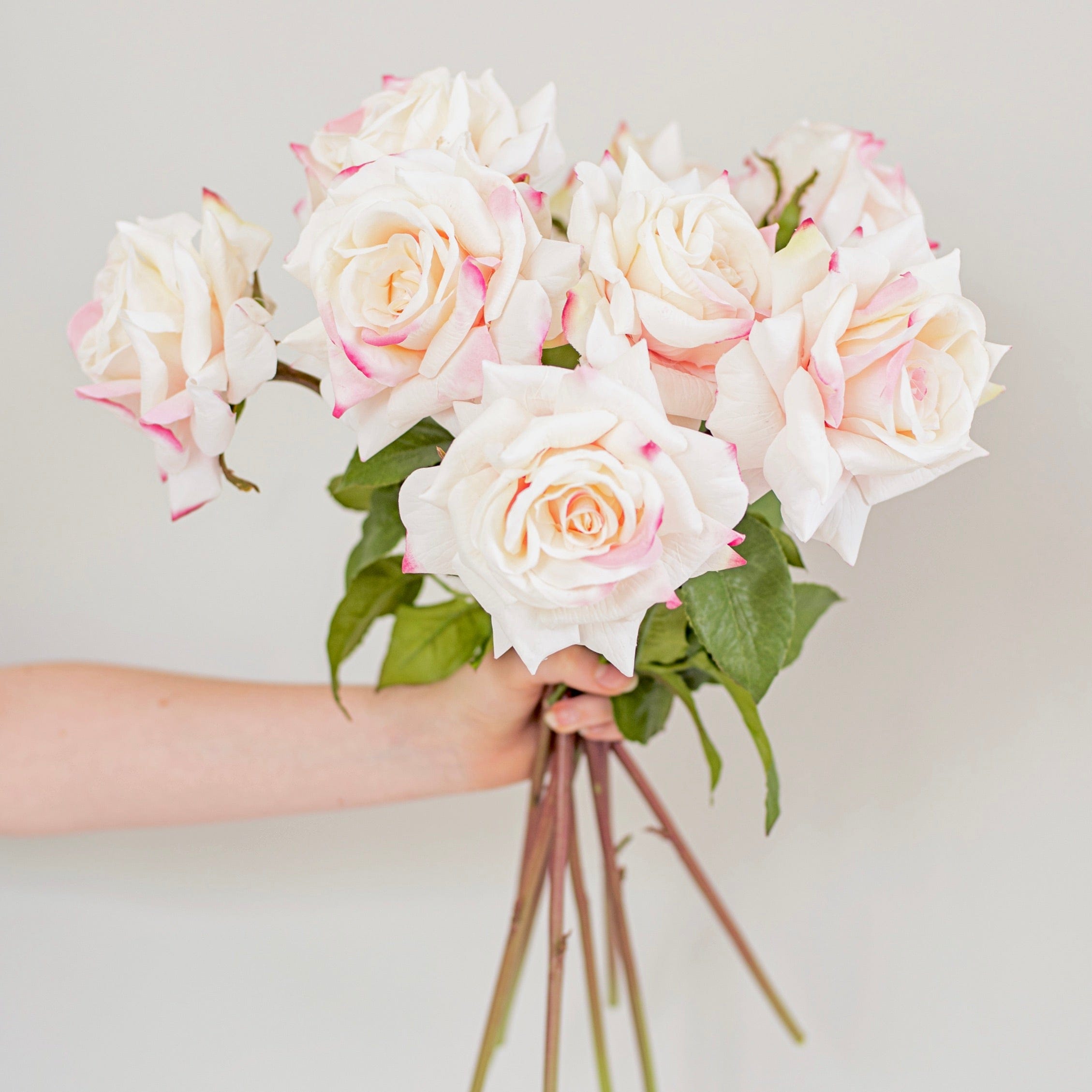 Light pink artificial clearance flowers