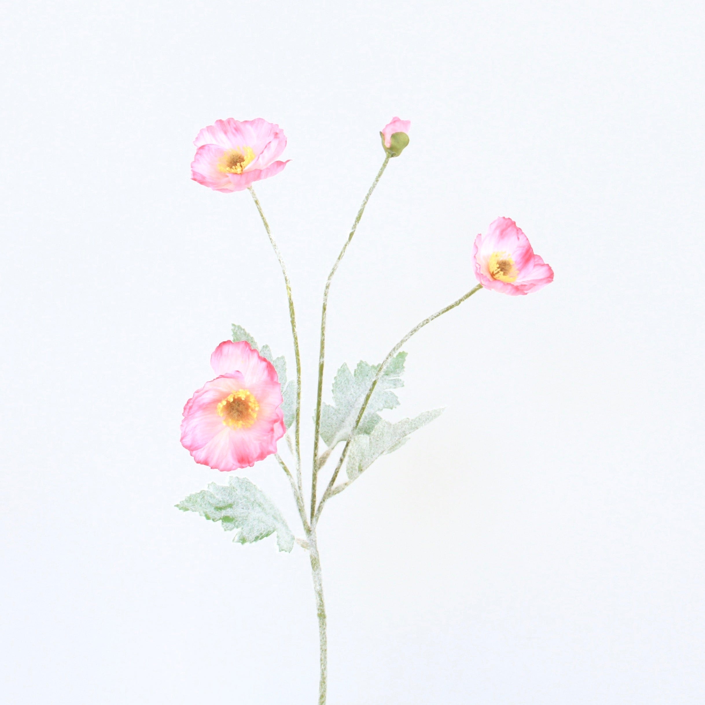 Artificial flowers luxury faux pink poppy lifelike realistic faux flowers from Amaranthine Blooms UK